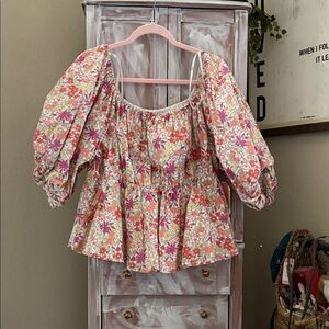 ARULA Multicolor Floral Blouse